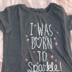 I was born to sparkle shirt 14/16